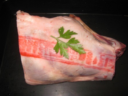 Lamb leg roast